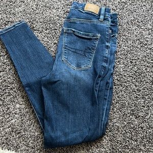 Dark wash AE Jeggings